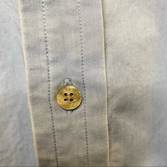 Robert Graham Men’s Dress Shirt Blue with
Contrast Cuffs Size XL - Picture 5 of 13